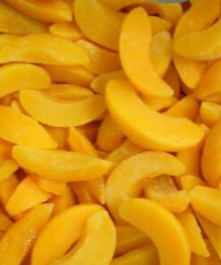 Frozen Yellow Peach sliced