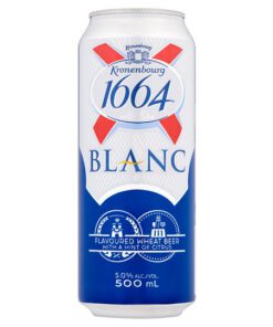 KRONENBOURG BEER 1664 BLANC CAN